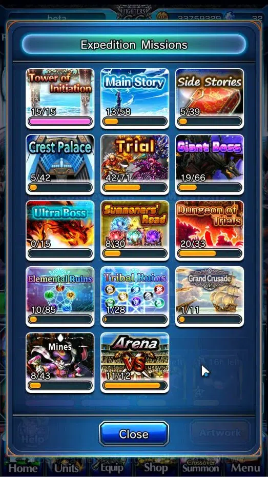Grand Summoners Accounts End-Game Global|Rank 83|22 Ascend+ 13 TW|(Chloe,S Emiya,GC 12