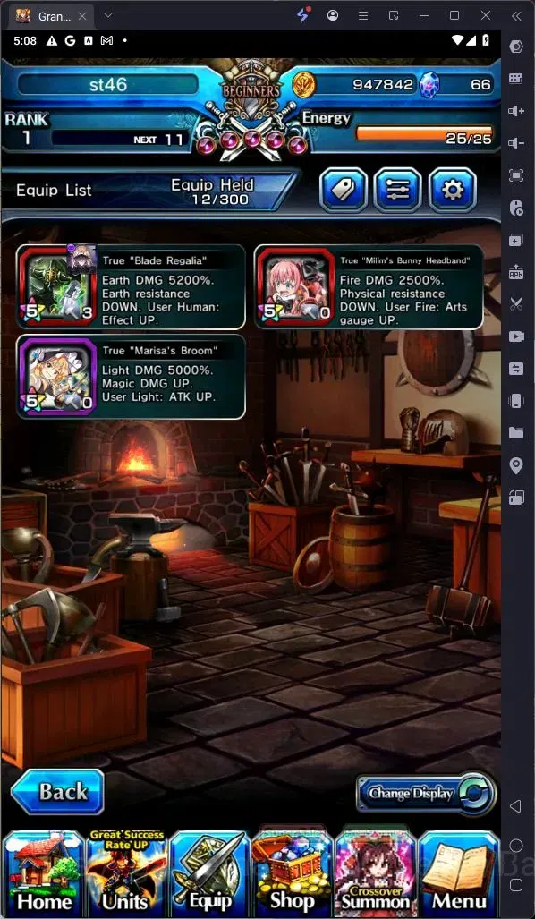 Grand Summoners Accounts Global | Rank 1 | Collab Saber Alter Lv90 TW | Col image 2
