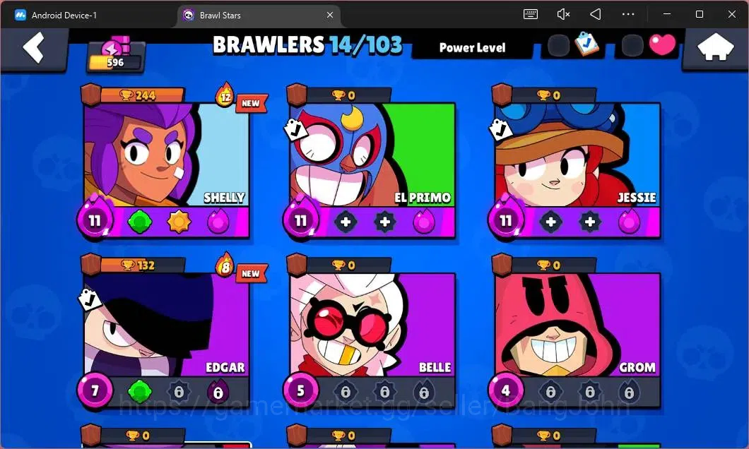 Brawl Stars Accounts Global | 596 Thropy|14 Brawler|3 Max Hypercharge(S image 5