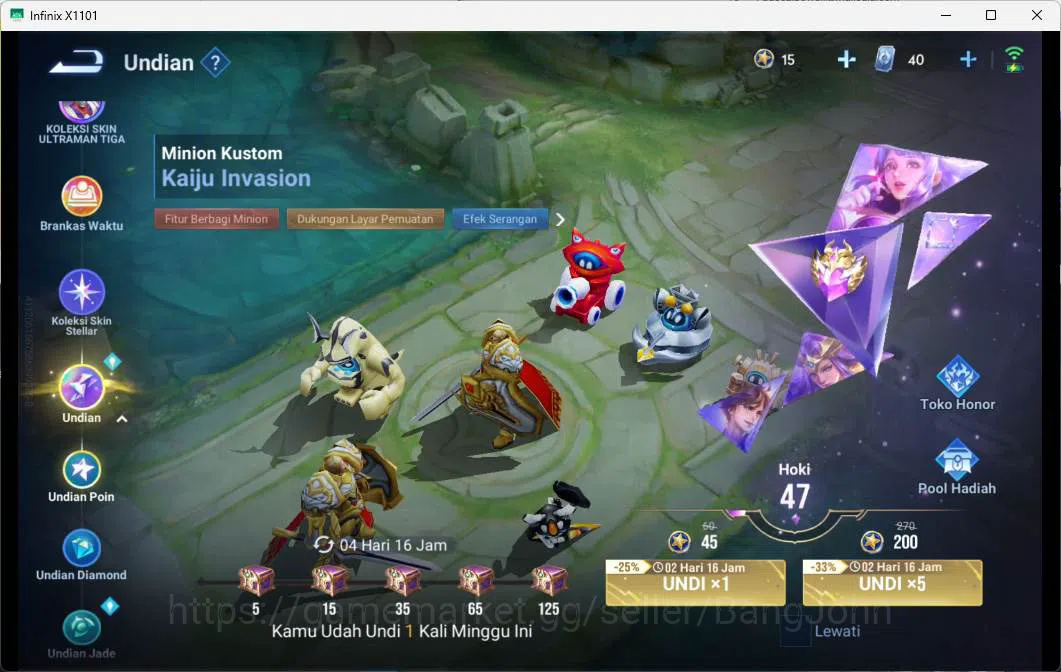 GLOBAL | HERO 53, Skin 36 2226 renjie, legend allain more detail check ss HOK150B Honor of Kings Others GLOBAL | HERO 53, Skin 36 2226 renjie, legend alla image 1
