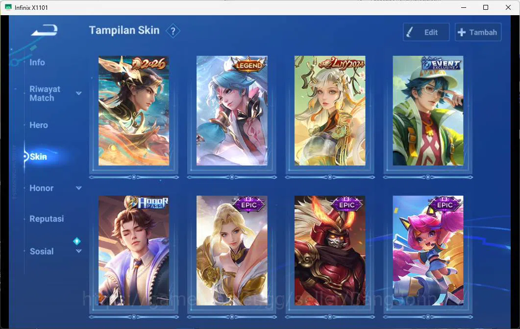 Honor of Kings Accounts Others GLOBAL | HERO 53, Skin 36 2226 renjie, legend allain more detail check ss HOK150B 5