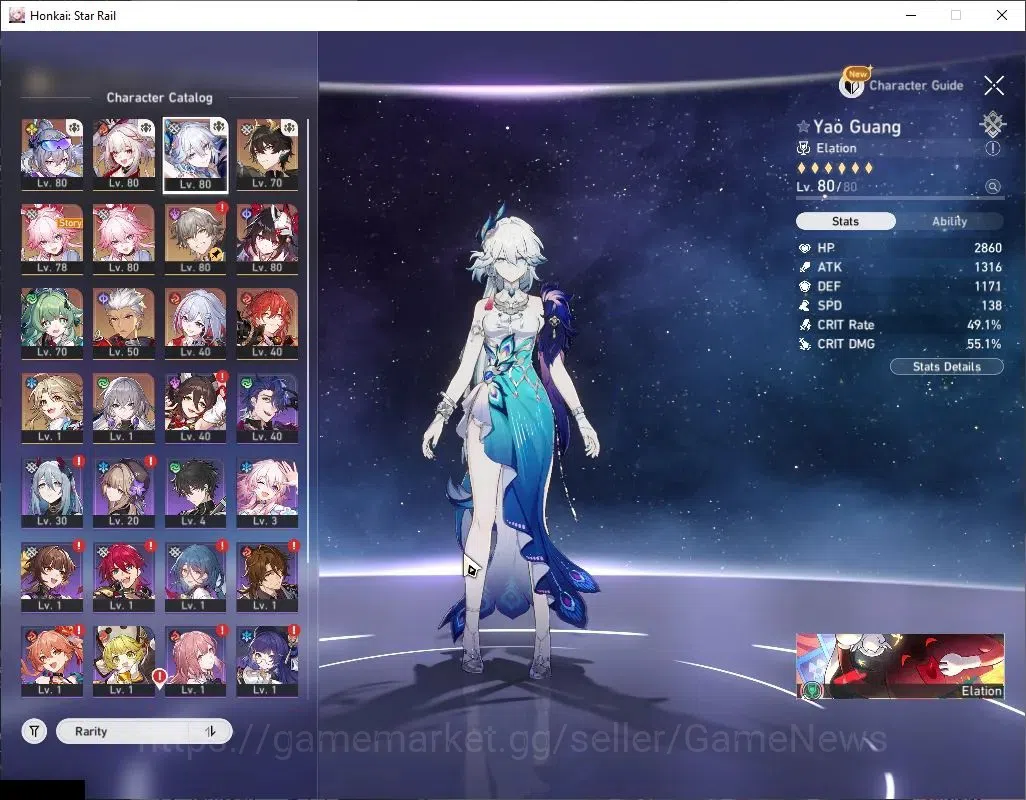 Honkai Star Rail Accounts ASIA |TL 62|9 Limited|Elation+2 Hypcarry team|SW L image 4