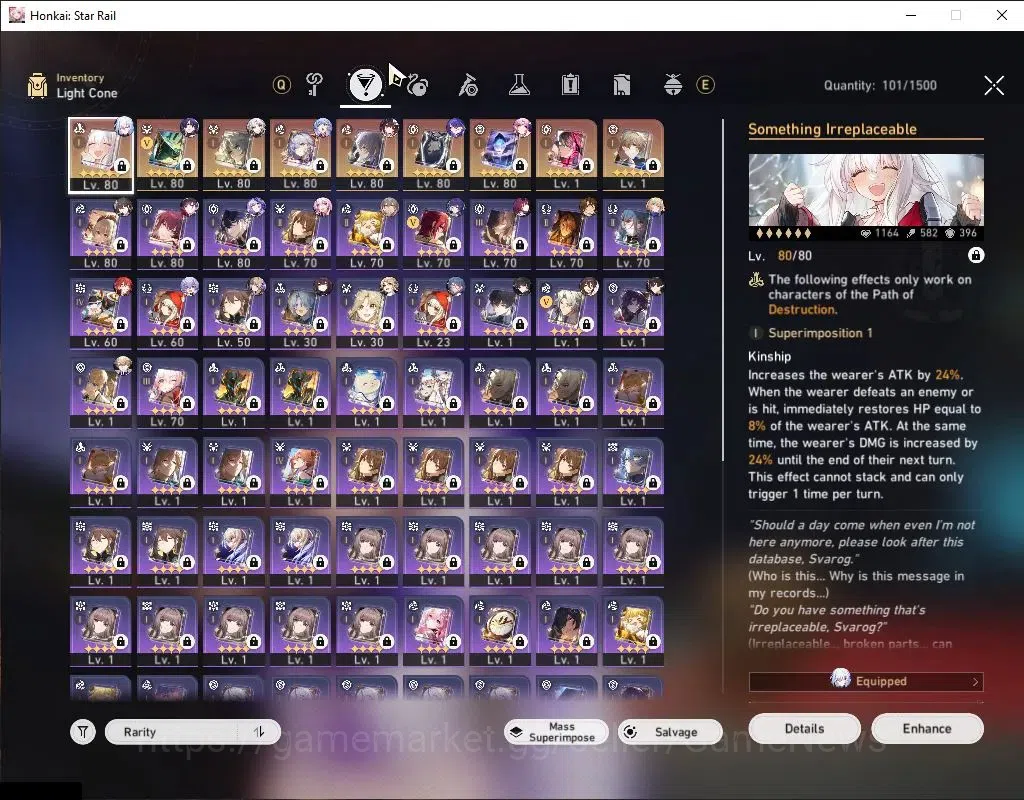 Honkai Star Rail Accounts Asia|TL 70|7,3K SJ+60 SRSP|DOT Prem Team|11 Limite image 5