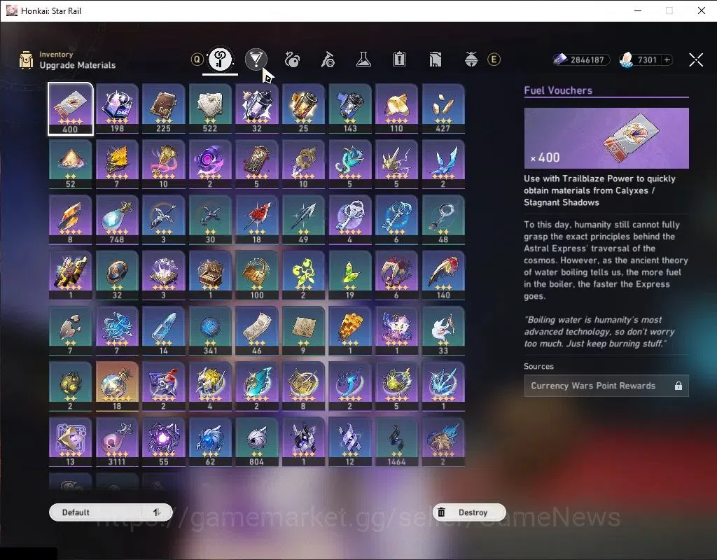 Honkai Star Rail Accounts Asia|TL 70|7,3K SJ+60 SRSP|DOT Prem Team|11 Limite image 6