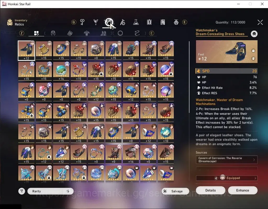 Honkai Star Rail Accounts Asia|TL 70|7,3K SJ+60 SRSP|DOT Prem Team|11 Limite image 7