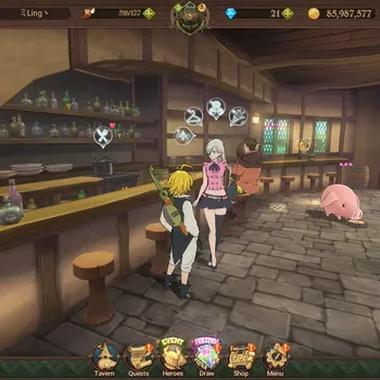 The Seven Deadly Sins: Grand Cross Accounts Endgame Global|2,2M CC|30 LS,21 Dm|1 LR+9 UR+Collab