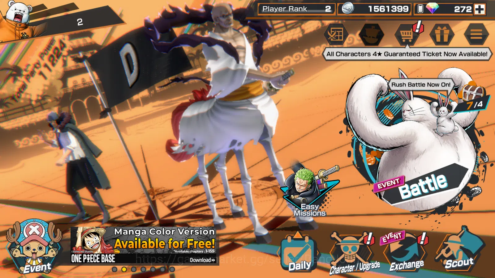 One Piece Bounty Rush Others GLOBAL | 5EX | 5elders Nusjuro,BB kuzan,King op Mo image 1