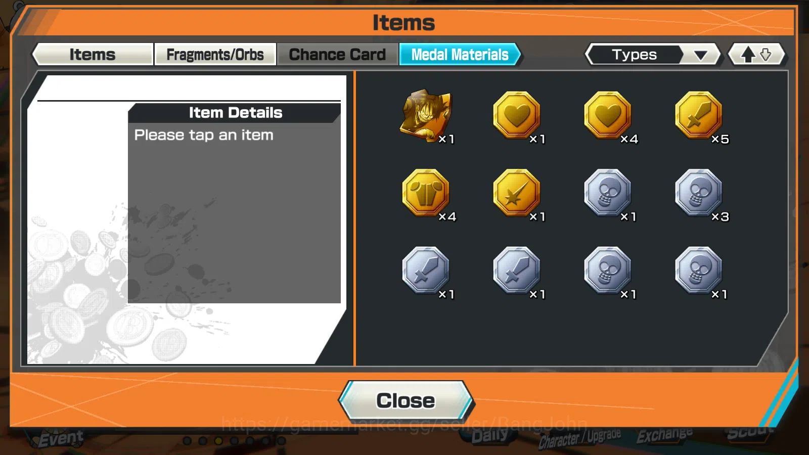 One Piece Bounty Rush Accounts Others GLOBAL | 5EX | 5elders Nusjuro,BB kuzan,King op Monkey D.Luffy,BOMO Kaido,Gp Edward 10