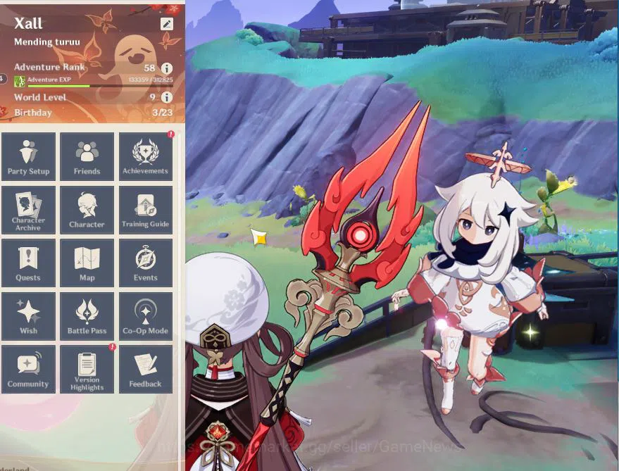 Genshin Impact Mid Game ASIA|AR 58|10 Limited +11(*5Weapon)|[HutaoC1+skin, image 1