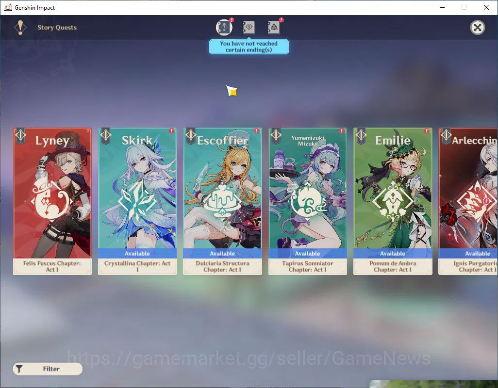 Genshin Impact Accounts Mid Game ASIA|AR 58|10 Limited +11(*5Weapon)|[HutaoC1+skin,Yelan,Raiden,Neuvillette]+Sign,Etc|3 14