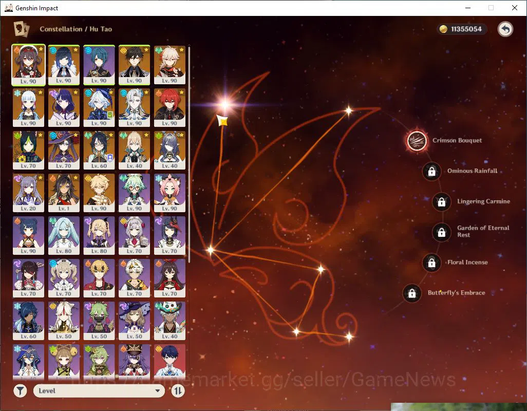 Genshin Impact Accounts Mid Game ASIA|AR 58|10 Limited +11(*5Weapon)|[HutaoC1+skin,Yelan,Raiden,Neuvillette]+Sign,Etc|3 3