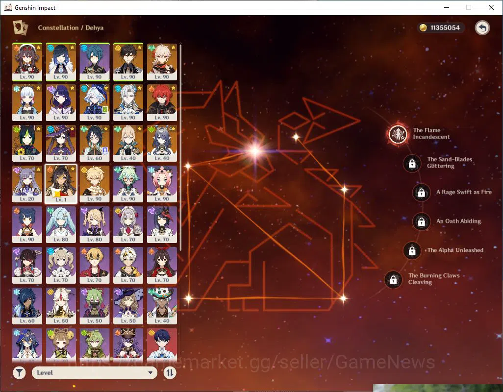 Genshin Impact Accounts Mid Game ASIA|AR 58|10 Limited +11(*5Weapon)|[HutaoC1+skin,Yelan,Raiden,Neuvillette]+Sign,Etc|3 6