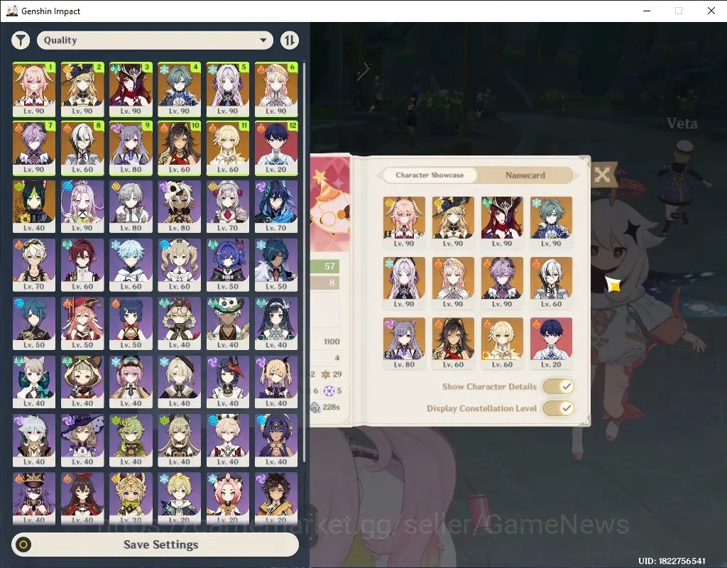 Genshin Impact Accounts Others Asia|AR 57|8 Limited 2(*5 1