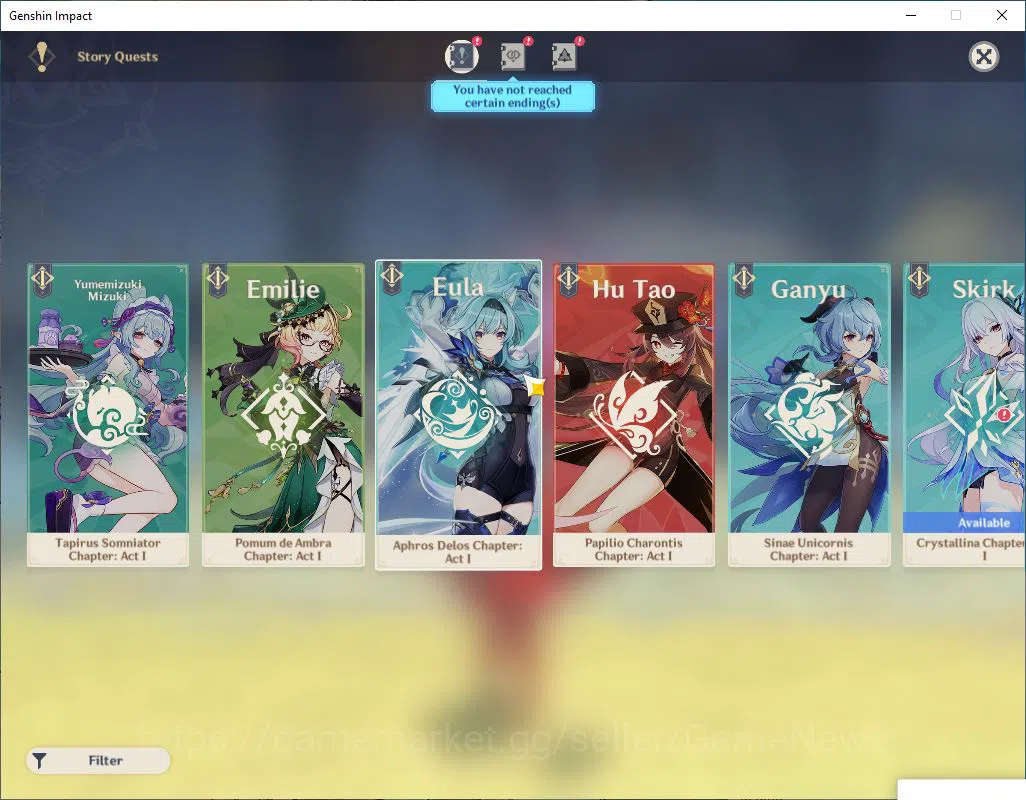 Genshin Impact Accounts ASIA |AR 56|8Limited +2(*5Weapon)|Zibai,Arlecch,Ka image 10