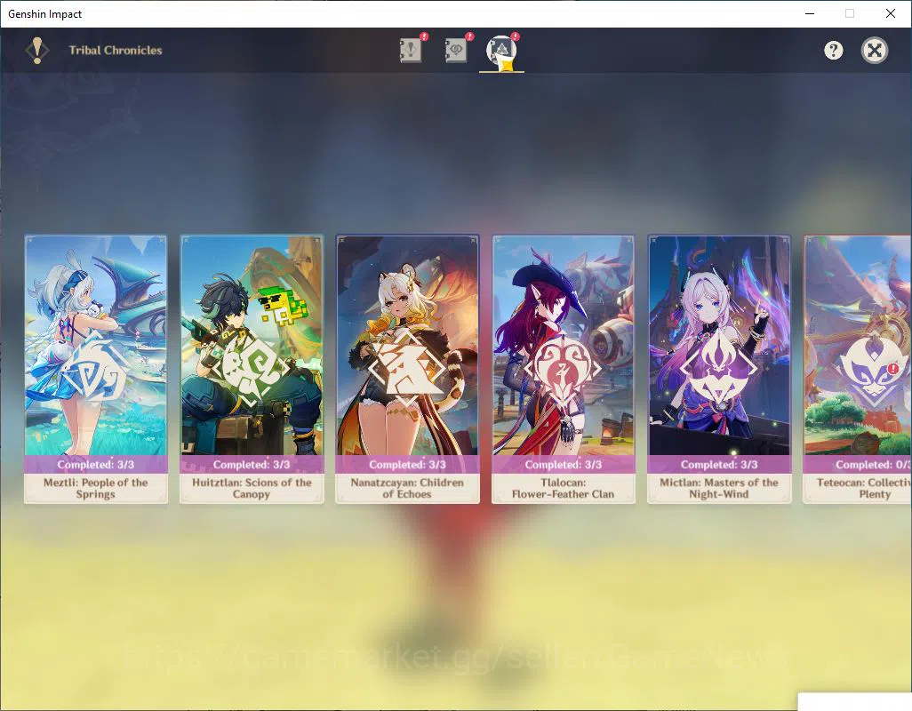 Genshin Impact Accounts ASIA |AR 56|8Limited +2(*5Weapon)|Zibai,Arlecch,Ka image 12