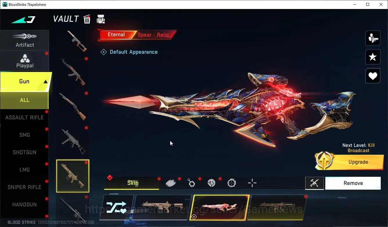 Blood Strike Accounts Collab Skin Asia|Eternal Spear-Relic,MP7|Collabs AOT M4A1-Bof,M4A1-Colosus,KAG6,FAL,OPM Ethan+Many 1