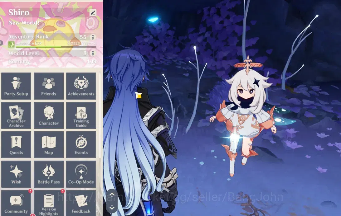 Genshin Impact Accounts ASIA | AR 55|3 Limited+(5*wpn)+Sign|Flins,Columbin image 1