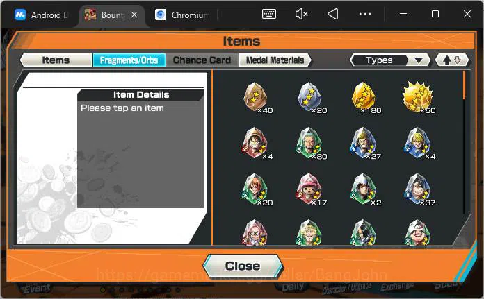 One Piece Bounty Rush Accounts GLOBAL|3 ex|divine Shank,Great Edward Newgate,5eld image 3