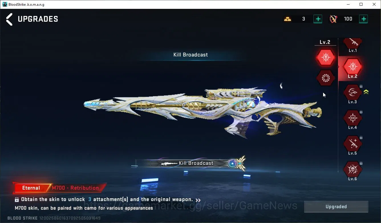 Blood Strike Accounts ASIA|ETERNAL[Lv4 UMP45,(lv3 M4A1,Vector,AK47)(Lv2  image 13