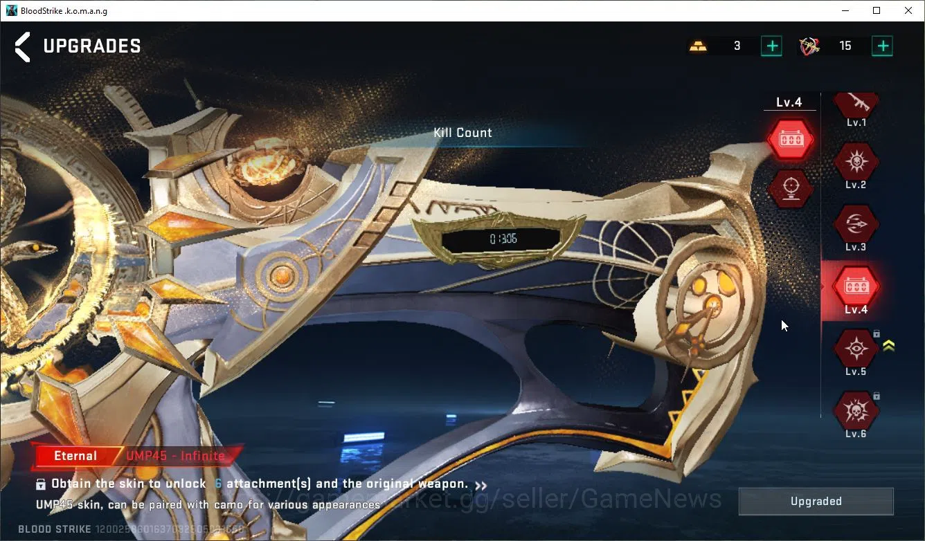 Blood Strike Accounts ASIA|ETERNAL[Lv4 UMP45,(lv3 M4A1,Vector,AK47)(Lv2  image 20