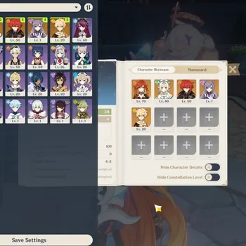 Genshin Impact Accounts Others Asia|AR 38|2 Limited (Vesna & Mavuika)|2 Standard (Keqing & Diluc)|Male MC|Take Mail|Check