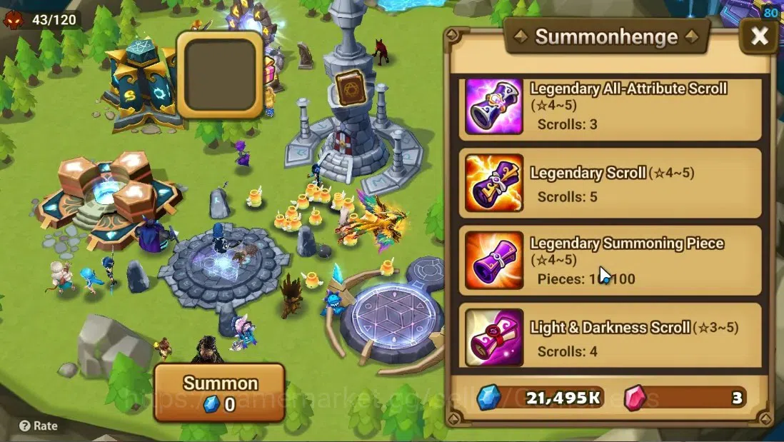 Summoners War: Sky Arena Accounts Starter ASIA|Lv 26|Ready Gacha|99 12 YSC + 160 11 YSC + 3 LAAS + 5 LS + 4 LDS + 118 MS |1 11