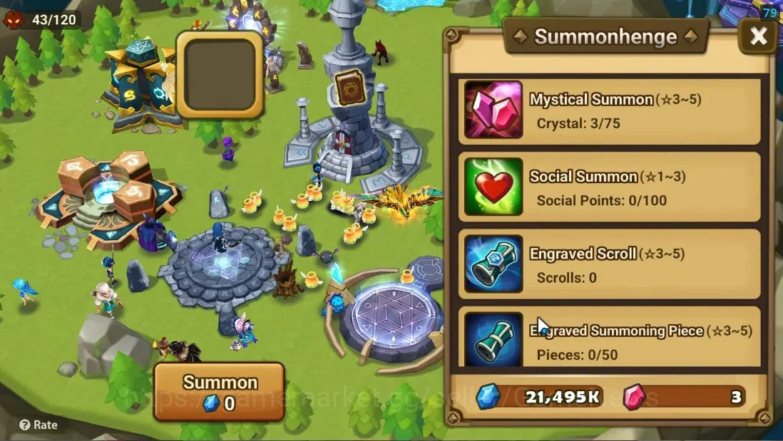 Summoners War: Sky Arena Accounts Starter ASIA|Lv 26|Ready Gacha|99 12 YSC + 160 11 YSC + 3 LAAS + 5 LS + 4 LDS + 118 MS |1 13