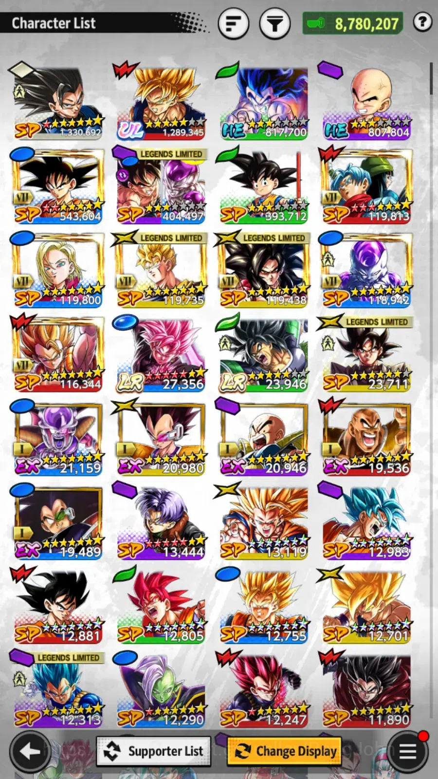 Dragon Ball Legends Accounts Android | Lvl 146| 8.78M Total Power| 2 LR| 1 UL|  image 9