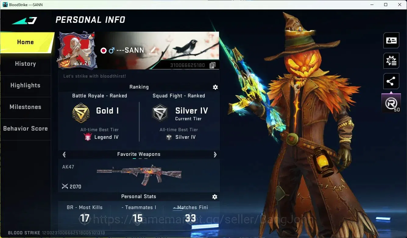 Blood Strike Accounts ASIA|LIMITED=MP155,MP7|ULTRA=AUG,KAINDA,VOLT,ENFOR image 2