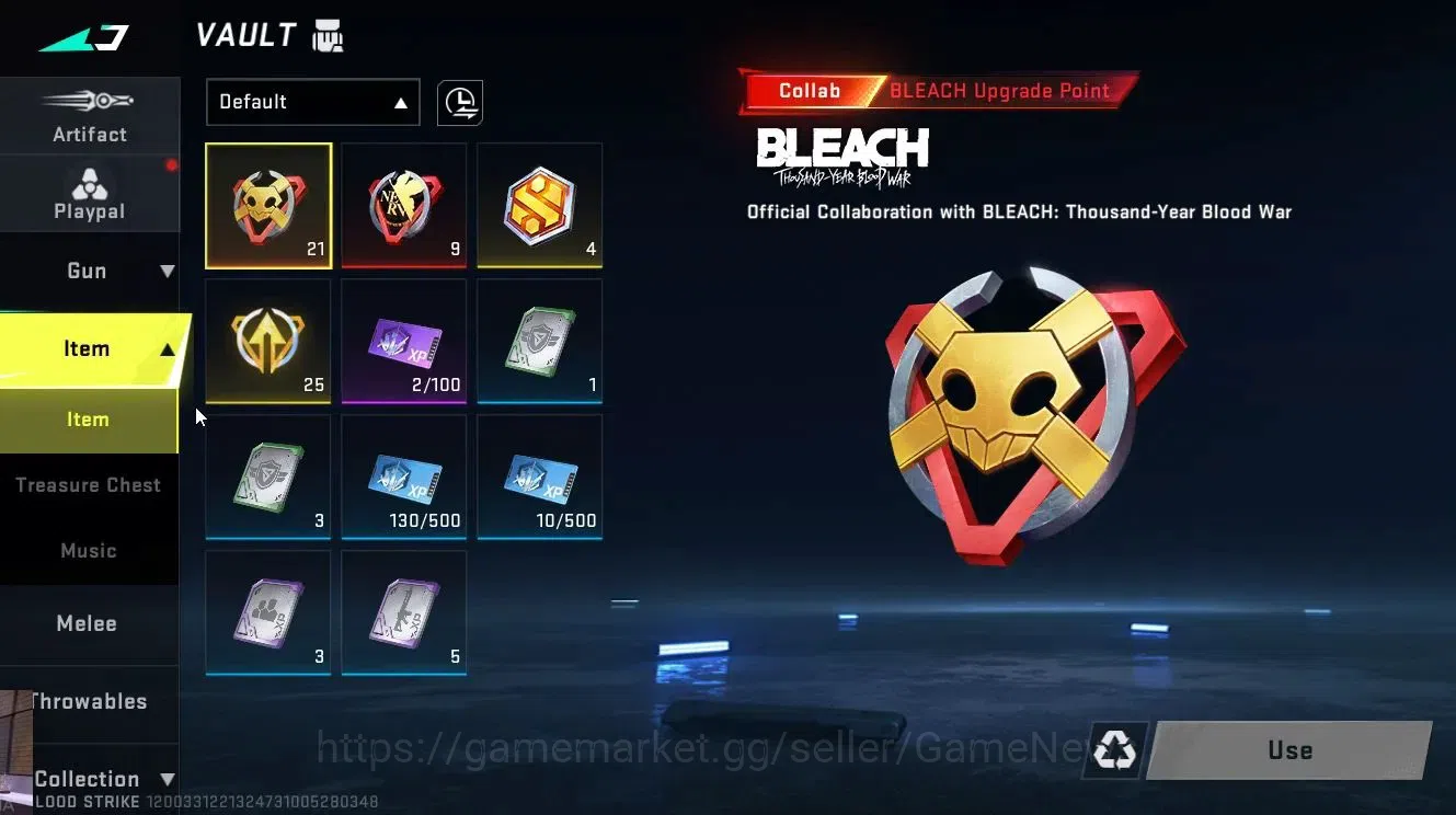 Blood Strike Accounts ASIA|Collab BLEACH[Byakuya]|Legendary[ETHAN-Codebr image 8