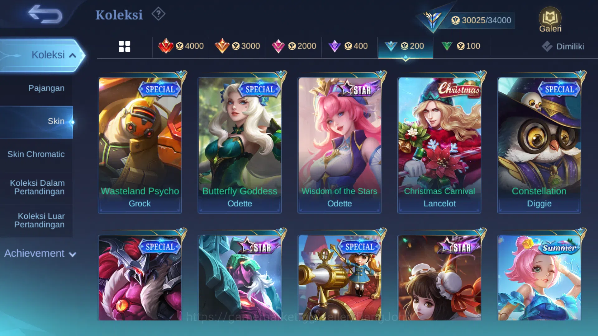 Mobile Legends: Bang Bang Accounts Hero 79 | skin 150 | cc natalia | lightborn tigrea image 11