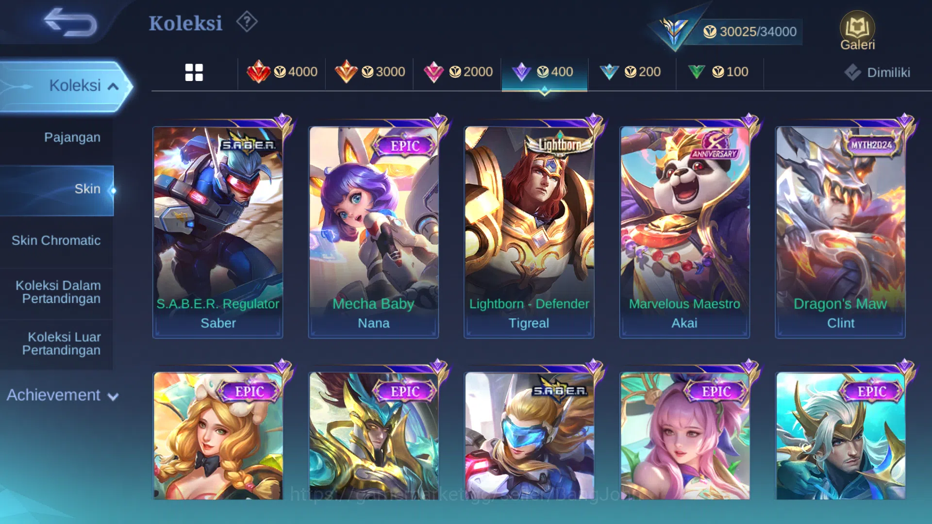 Mobile Legends: Bang Bang Accounts Hero 79 | skin 150 | cc natalia | lightborn tigrea image 7