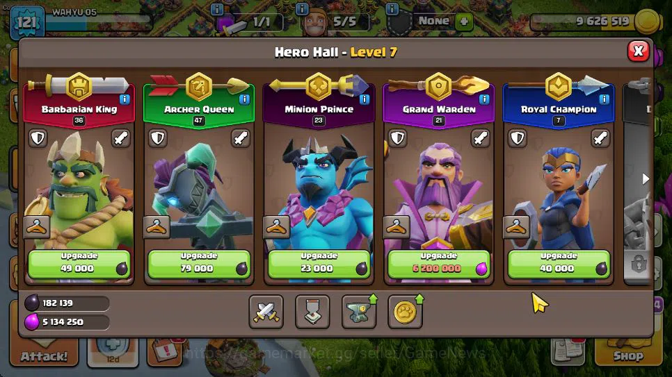 Clash of Clans Accounts TH 15 - BH 5 | Limited Skin | LV 121 | HH 7 | BK 3 image 7