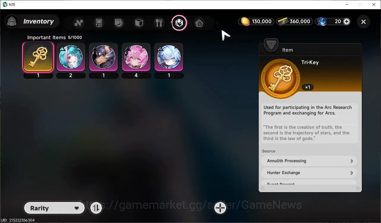 Neverness to Everness Accounts GLOBAL Europe|HL 3 | 1 S-Class Limited (HotoriA1)  image 12
