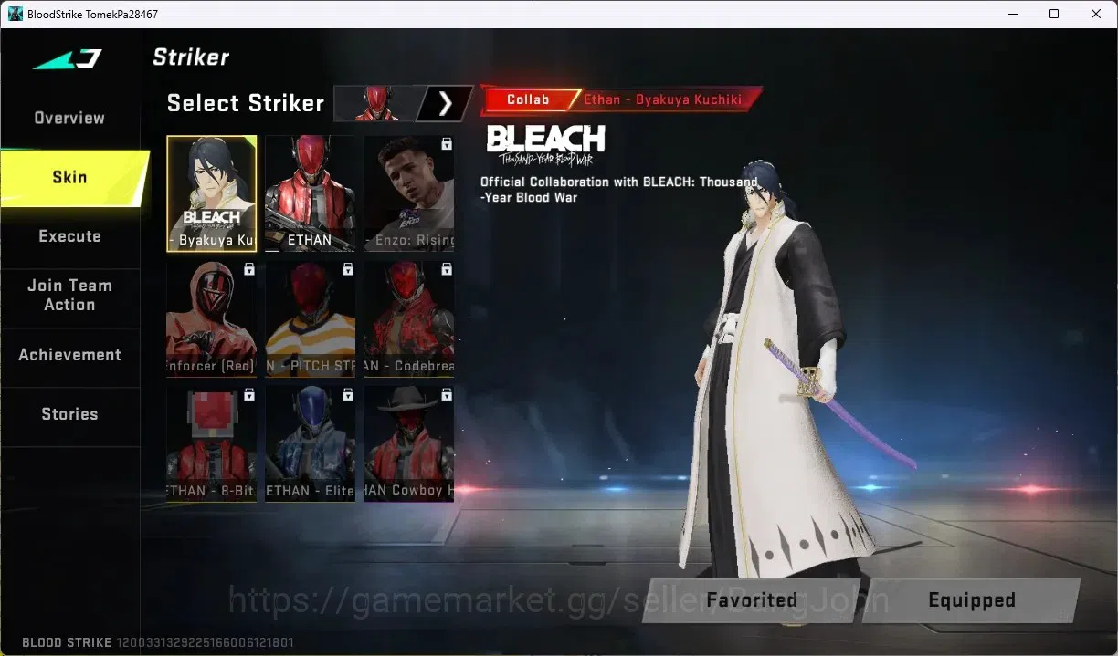 Blood Strike Accounts ASIA | 1 AOT: KAG-6 | 1 BLEACH Striker: Ethan | 2 image 11