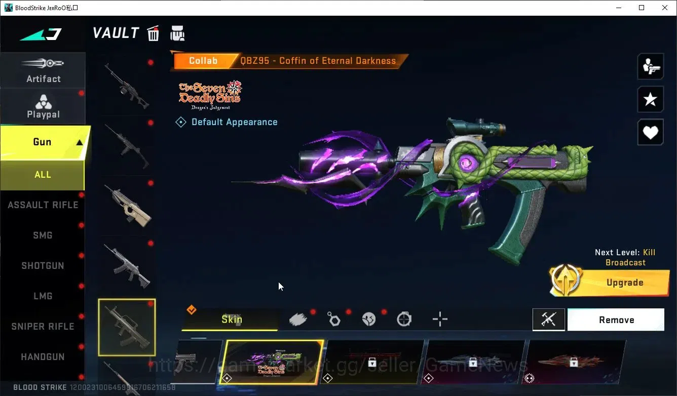 Blood Strike Accounts ASIA|ETERNAL Lv2 AUG,DeAgle,Collab TOKRAV MCX,FN20 image 16