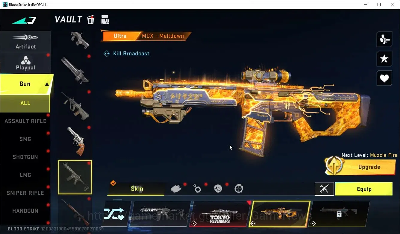 Blood Strike Accounts ASIA|ETERNAL Lv2 AUG,DeAgle,Collab TOKRAV MCX,FN20 image 19