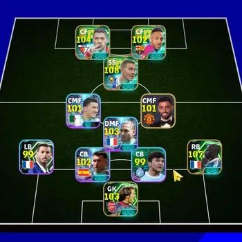 eFootball Accounts Legends & Iconic Players Mobile|PW 3159|Epic Hazard, Lilian Thuram, Suárez, Seaman,Aubameyang|ShowTime