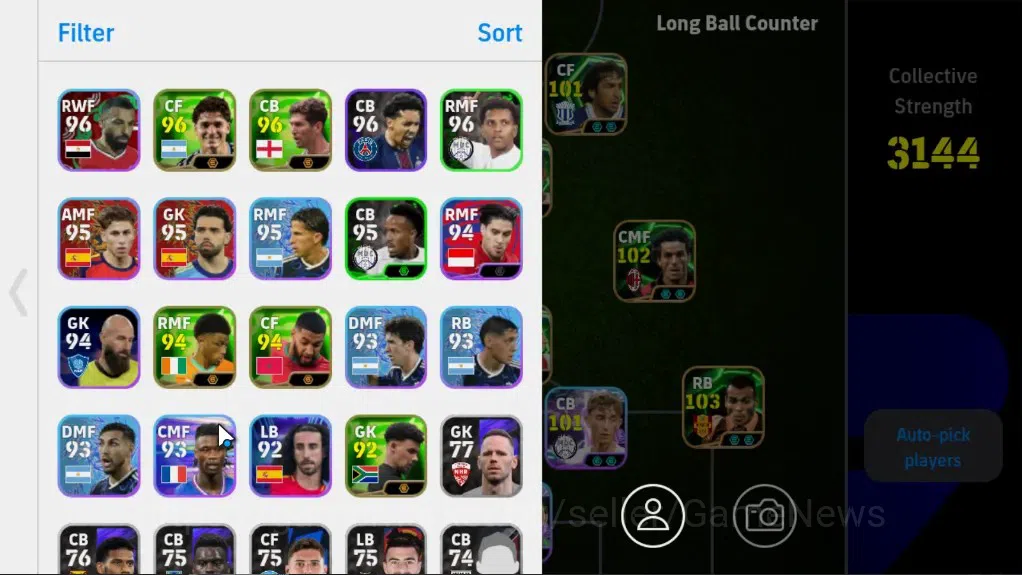 eFootball Accounts Legends & Iconic Players Android||10 Epic Pele,Romario,Steven Gerrard,Roberto Donadoni,Cafu,Albert 2