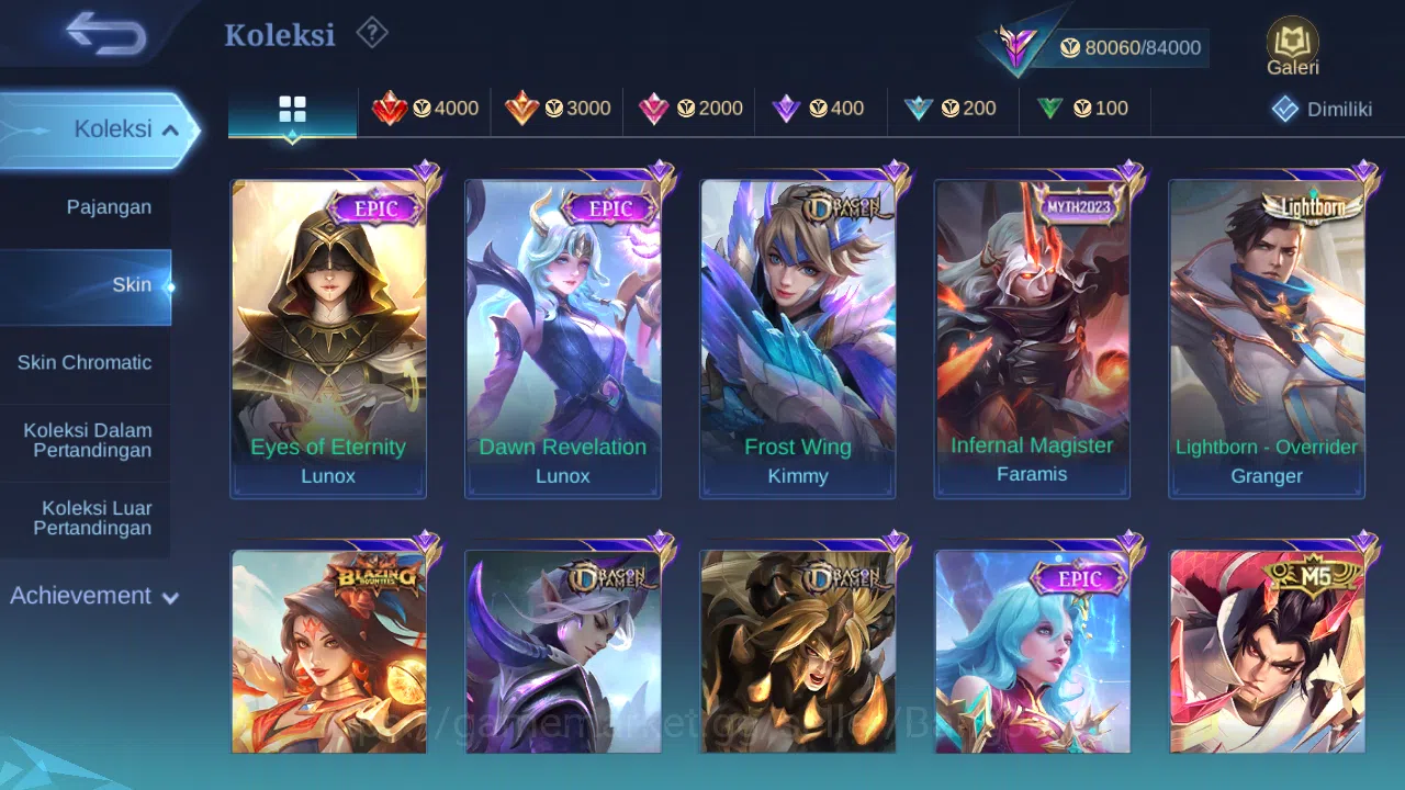 Mobile Legends: Bang Bang Accounts Hero 116 Skin 252 | Legend Alucard | Aspirant Layl image 11