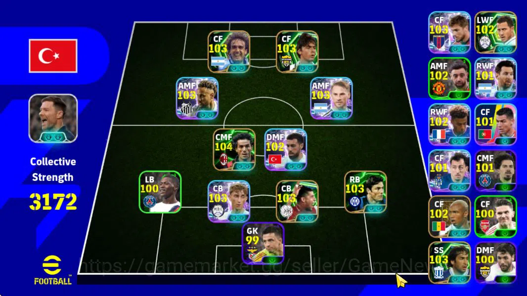 eFootball Mid-Tier Mobile|javier Zanetti(Fortress),Neymar Jr. Doue(Bl image 1