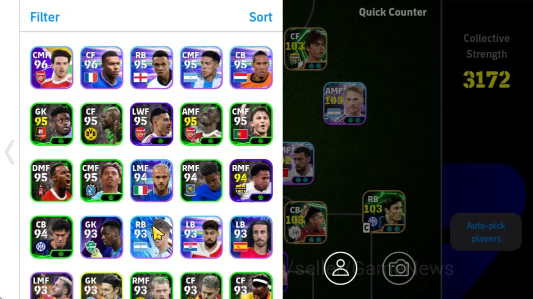 eFootball Accounts Mobile|javier Zanetti(Fortress),Neymar Jr. Doue(Bl image 2