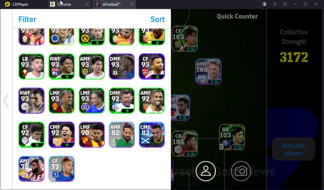 eFootball Accounts Mobile|javier Zanetti(Fortress),Neymar Jr. Doue(Bl image 3