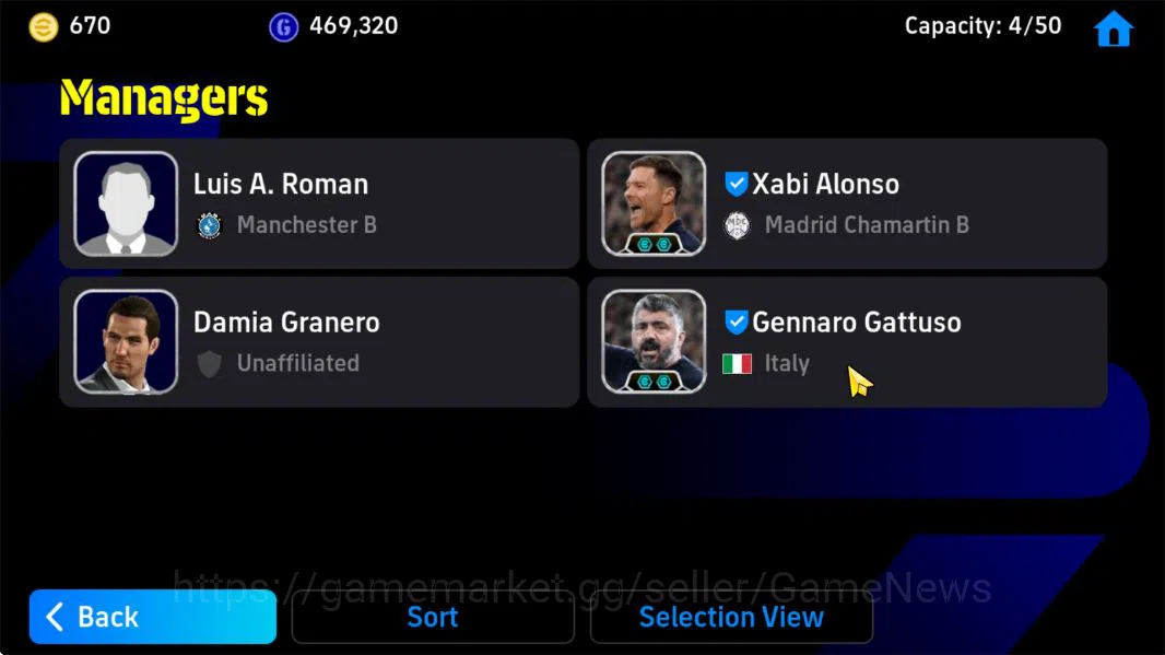 eFootball Accounts Mobile|javier Zanetti(Fortress),Neymar Jr. Doue(Bl image 4