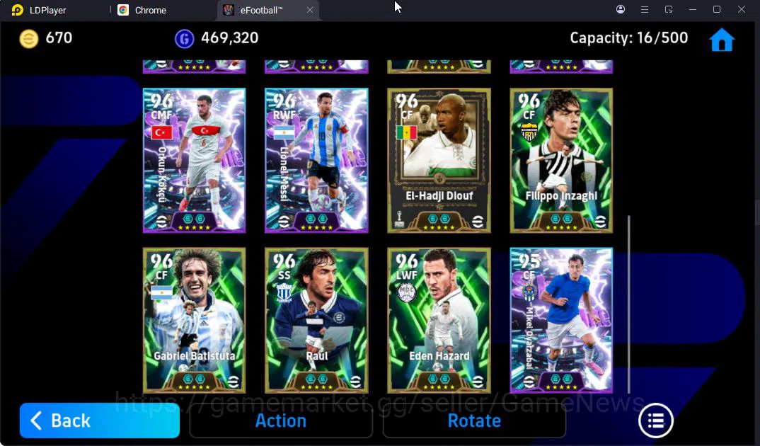 eFootball Accounts Mobile|javier Zanetti(Fortress),Neymar Jr. Doue(Bl image 6