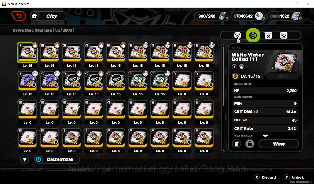 Zenless Zone Zero Accounts Starter ASIA|IK50|Prem Team YSG|5 Limit(Ye Shungguang+sign),Dialyn,Zhao,Vivian,Harumasa|ALL 14