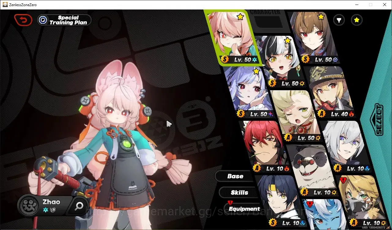 Zenless Zone Zero Accounts Starter ASIA|IK50|Prem Team YSG|5 Limit(Ye Shungguang+sign),Dialyn,Zhao,Vivian,Harumasa|ALL 3