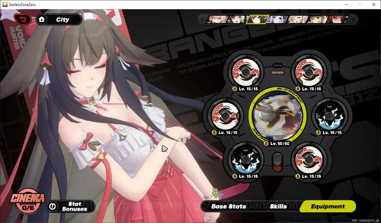 Zenless Zone Zero Accounts Starter ASIA|IK50|Prem Team YSG|5 Limit(Ye Shungguang+sign),Dialyn,Zhao,Vivian,Harumasa|ALL 6