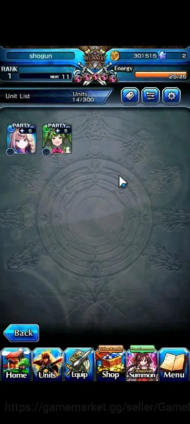 Grand Summoners Accounts Starter Global|Rank 1|Fresh Starter| 2 Ascend+1 TW | AH PolaTW, Selia Sourcescipt Witch | Lpot 16 4