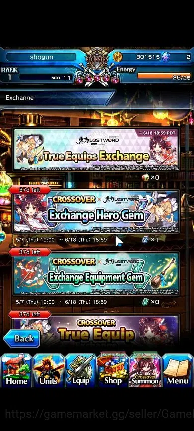 Grand Summoners Accounts Starter Global|Rank 1|Fresh Starter| 2 Ascend+1 TW | AH PolaTW, Selia Sourcescipt Witch | Lpot 16 8
